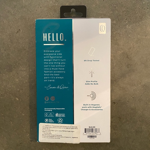 Silicone iPhone 13 Pro Max case | Carson & Quinn - Picture 2 of 2